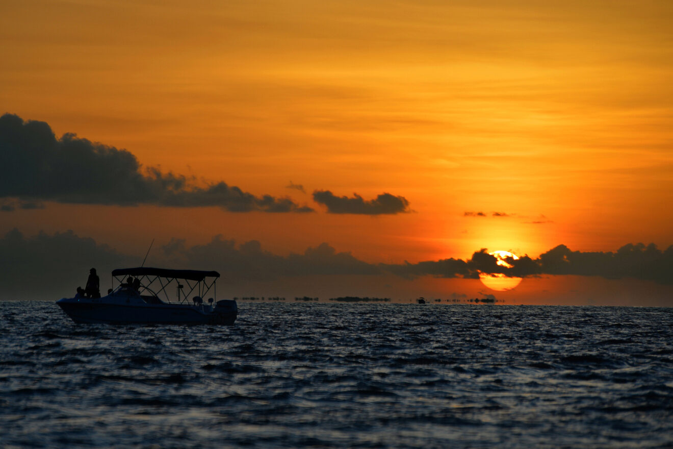 ocean at sunset